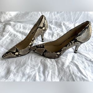Snakeskin Heels
